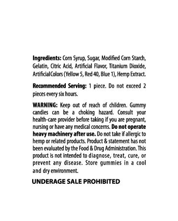 HHC Watermelon Slices 30ct 750mg | Live Green Hemp