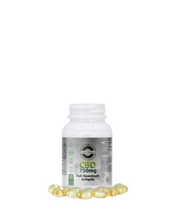 CBD Full Spectrum Softgels 30pcs 750mg | Live Green Hemp