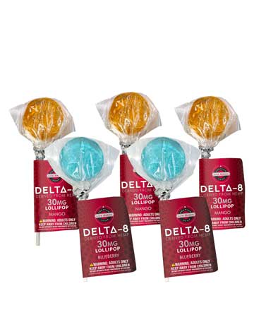 Delta 8 Lollipops 30mg - Variety 5-Pack | Live Green Hemp